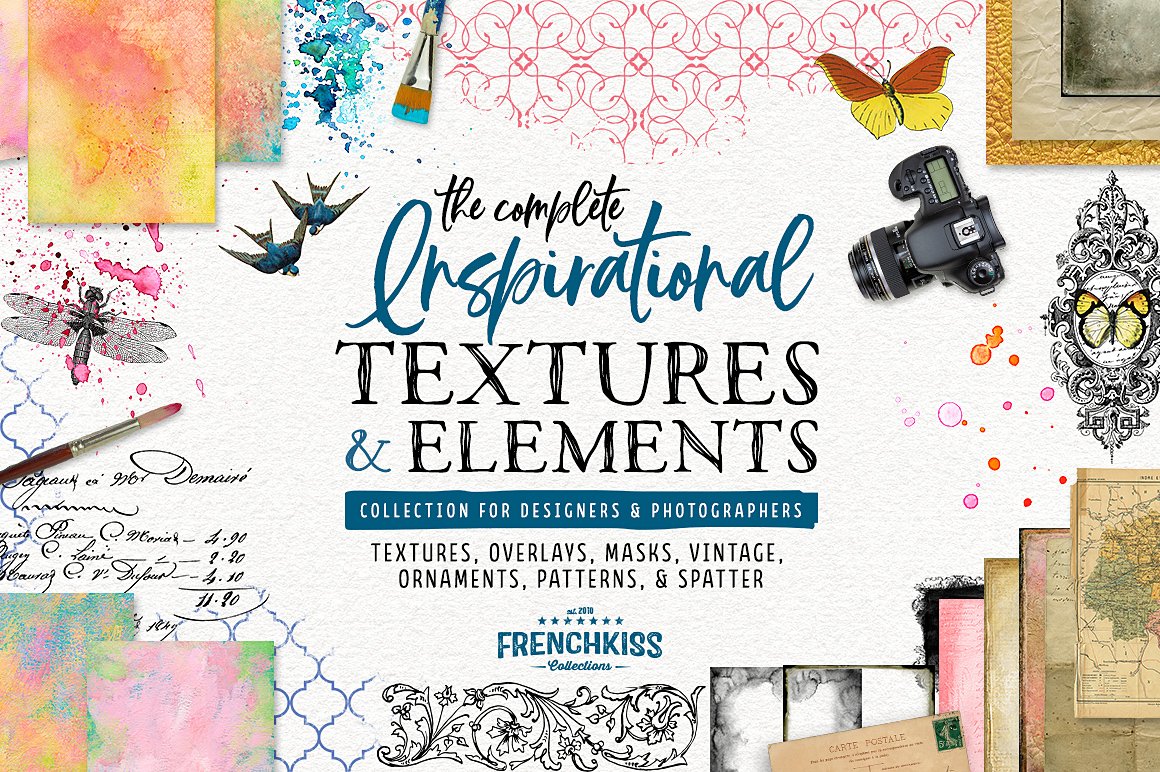 Complete Inspirational Textures & Elements Collection