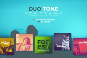 Duo Tone - Social Media Pack