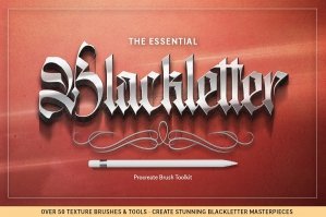 Essential Blackletter Procreate Brush Toolkit