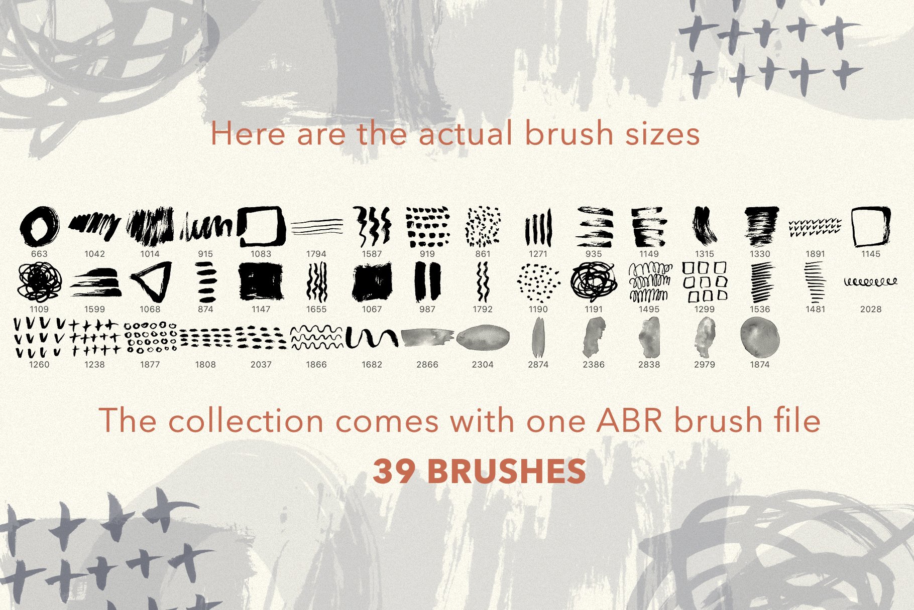 Inky Abstract Photoshop Brushes