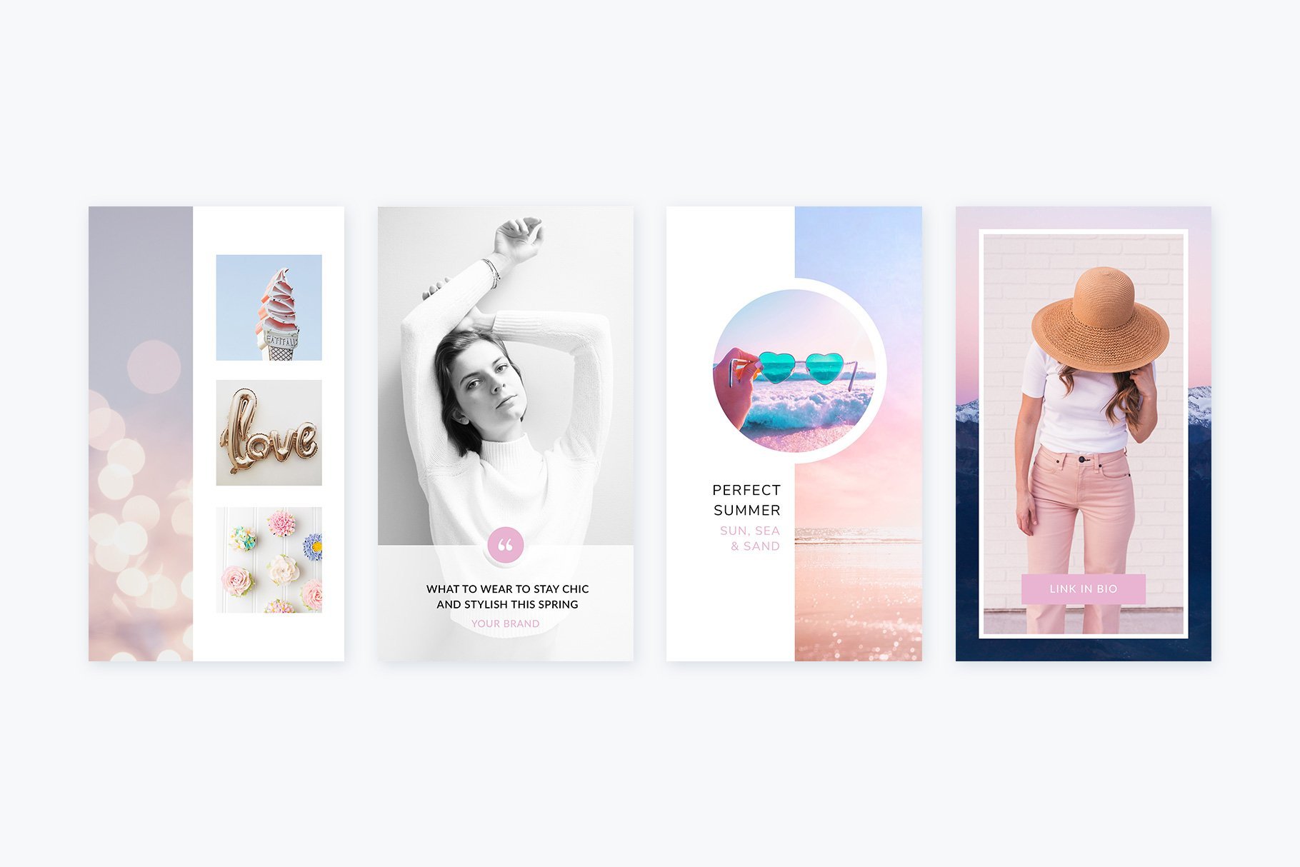 Instagram Stories Pastel Pink Pack