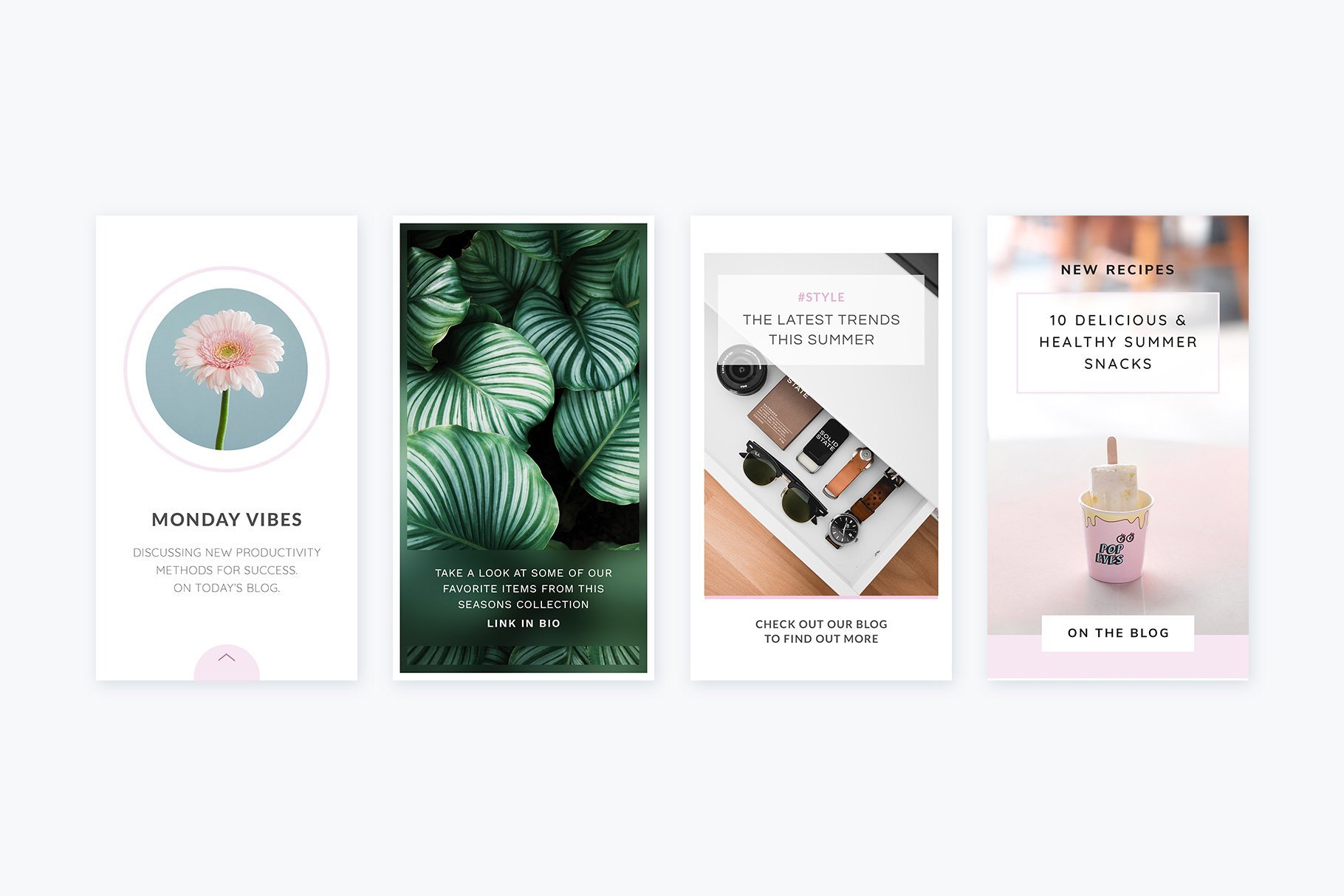 Instagram Stories Pastel Pink Pack
