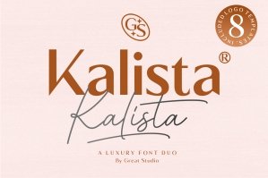Kalista Font Duo + Bonus Logo