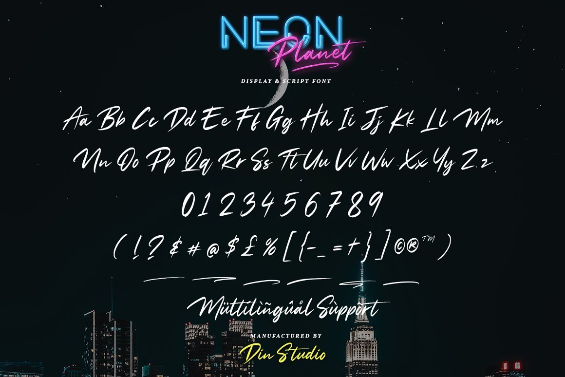Neon Planet - Font Duo