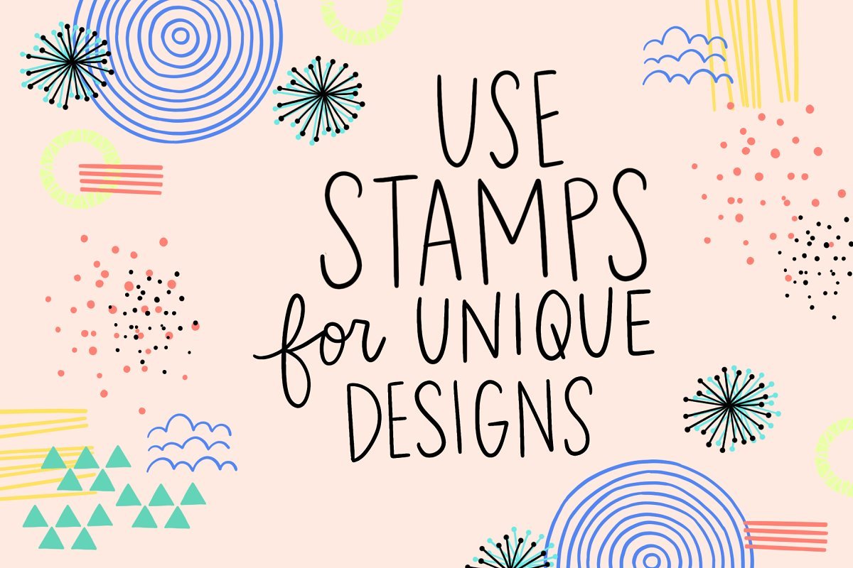 Procreate Stamp Shapes Set Vol.2