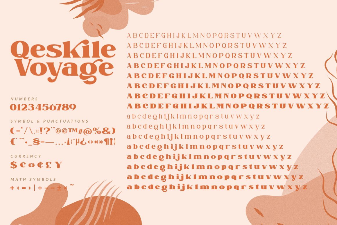 Qeskile Voyage Serif Font Family