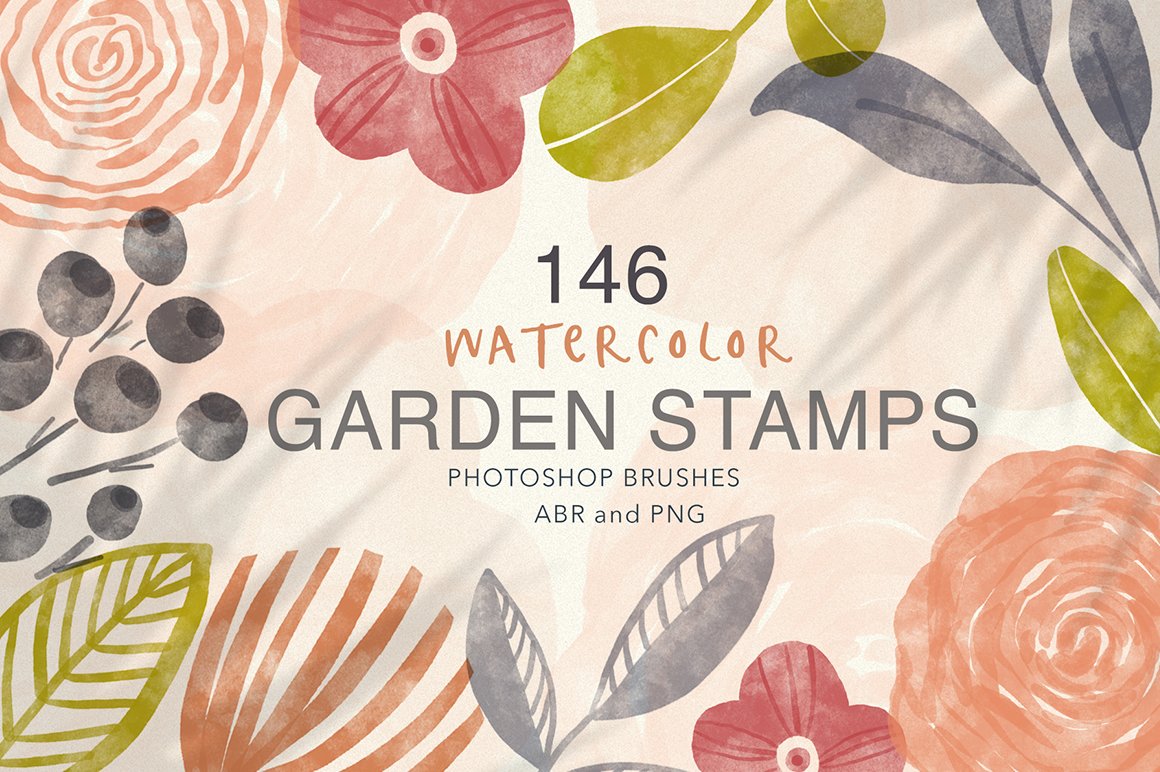 Photoshop - 10 Flower Stamps/ Brushes Graphic by AnnaDigitalStudio