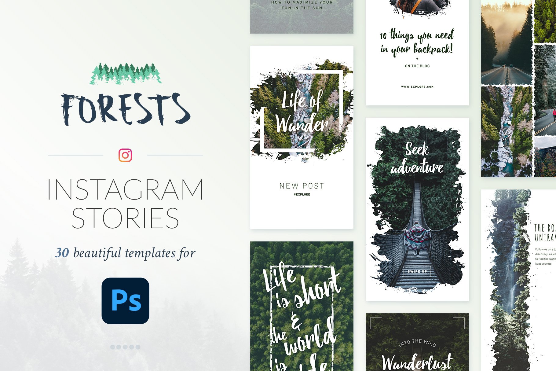 Instagram Stories Forests Pack
