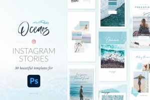 Instagram Stories Oceans Pack - Photoshop