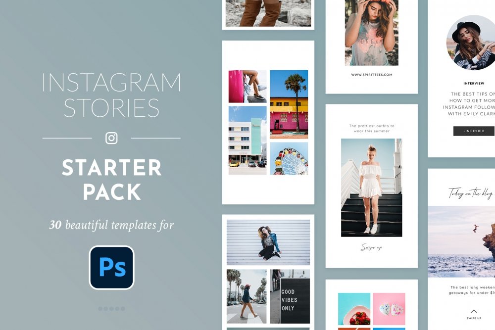 Instagram Stories Starter Pack – Photoshop