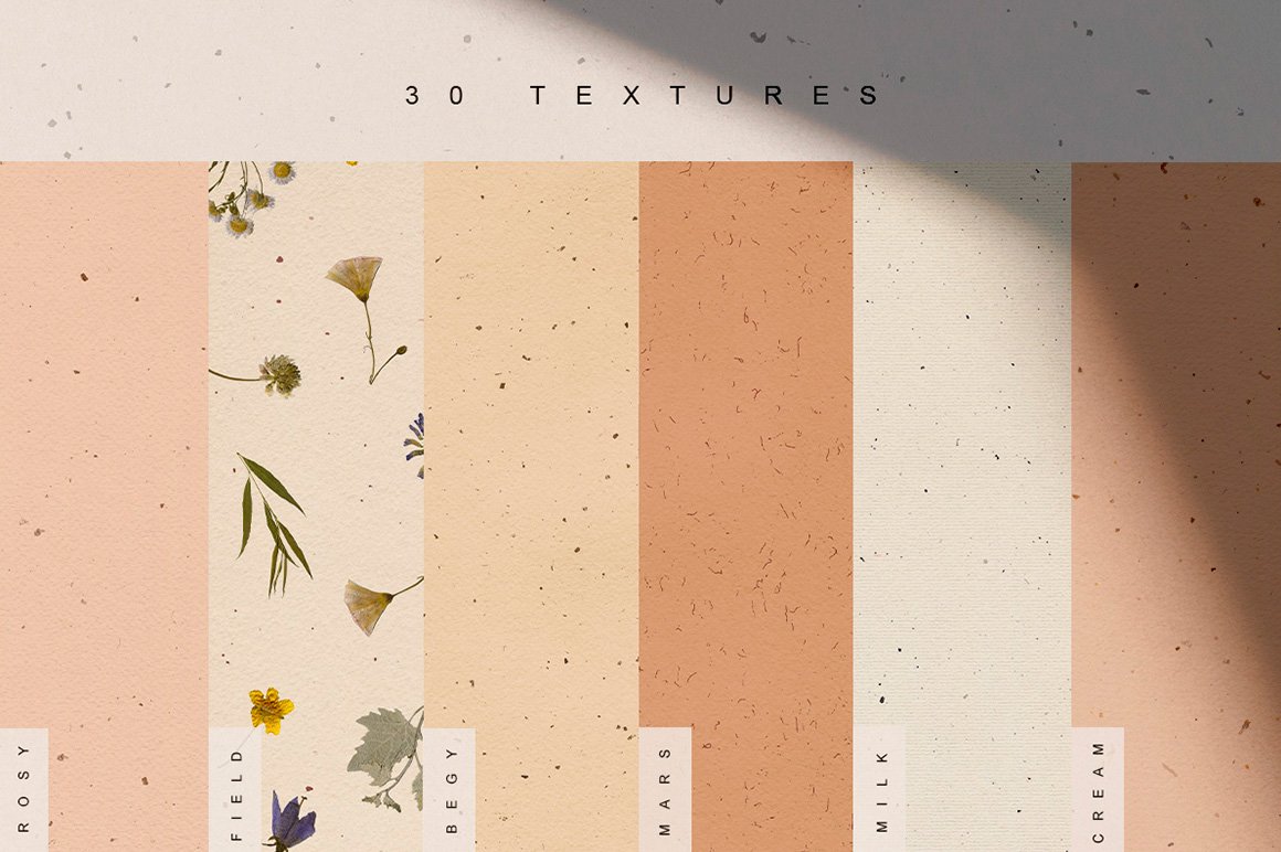 30 Blush Paper Textures