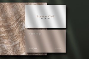 8 Premium Business Card Mockups