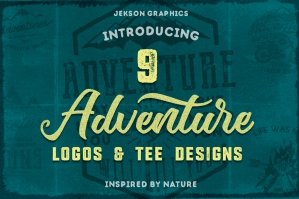 9 Adventure Logos & Tee Designs