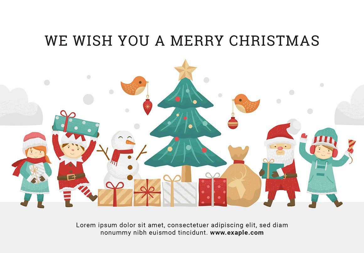 90+ Christmas Vector Graphics Pack in PSD & Vector