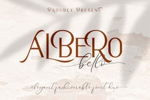 Alberobello Fashionable Font Duo