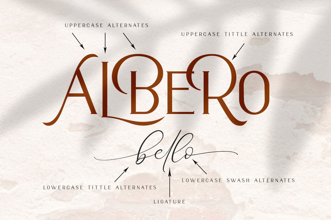 Alberobello Fashionable Font Duo