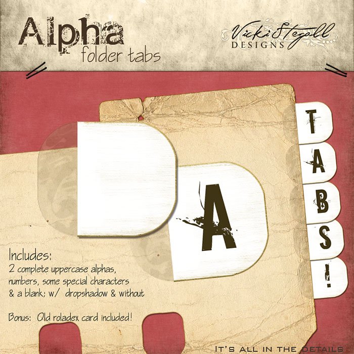 Alpha Folder Tabs