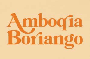 Amboqia Boriango Serif Font