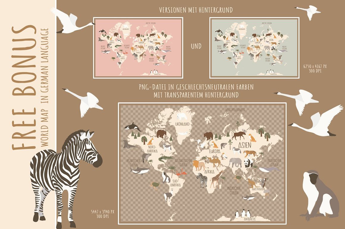 Animal World Map Creator