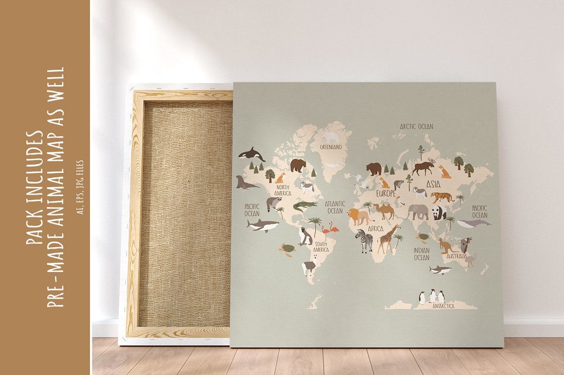Animal World Map Creator