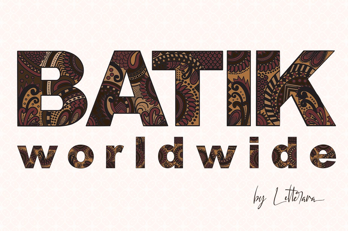 Batik World-Wide Sans Serif Font