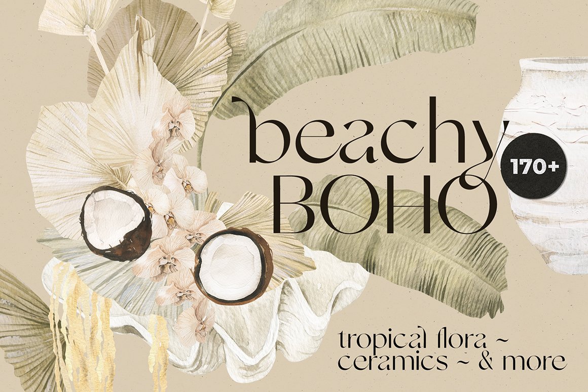 Beachy Boho: Tropical Floral Collection
