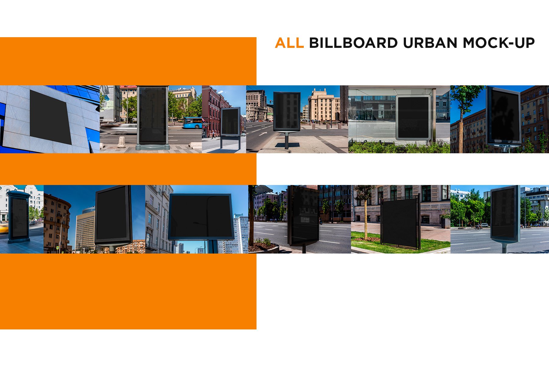 Billboards Urban Mock-Up