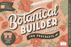 Botanical Builder Brushset for Procreate