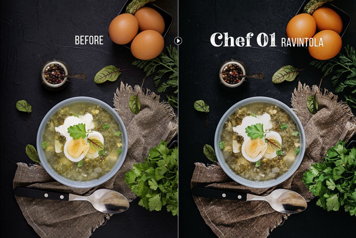 Chef - Food Presets for Desktop & Mobile