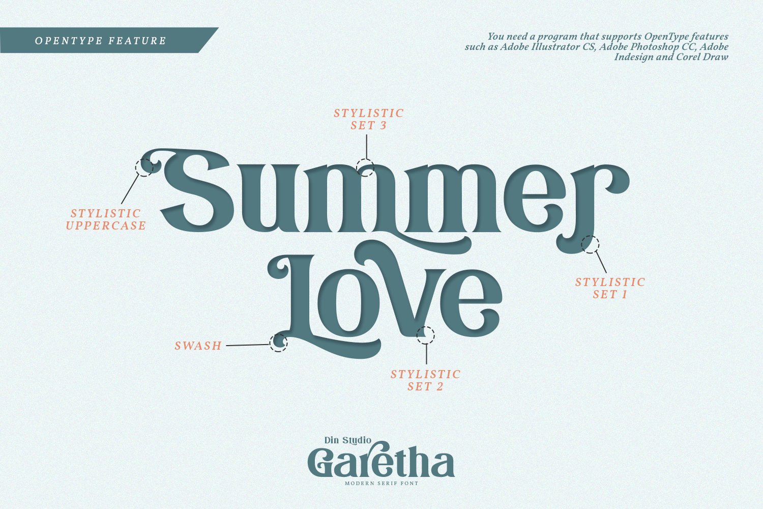 Garetha - Modern Serif Font