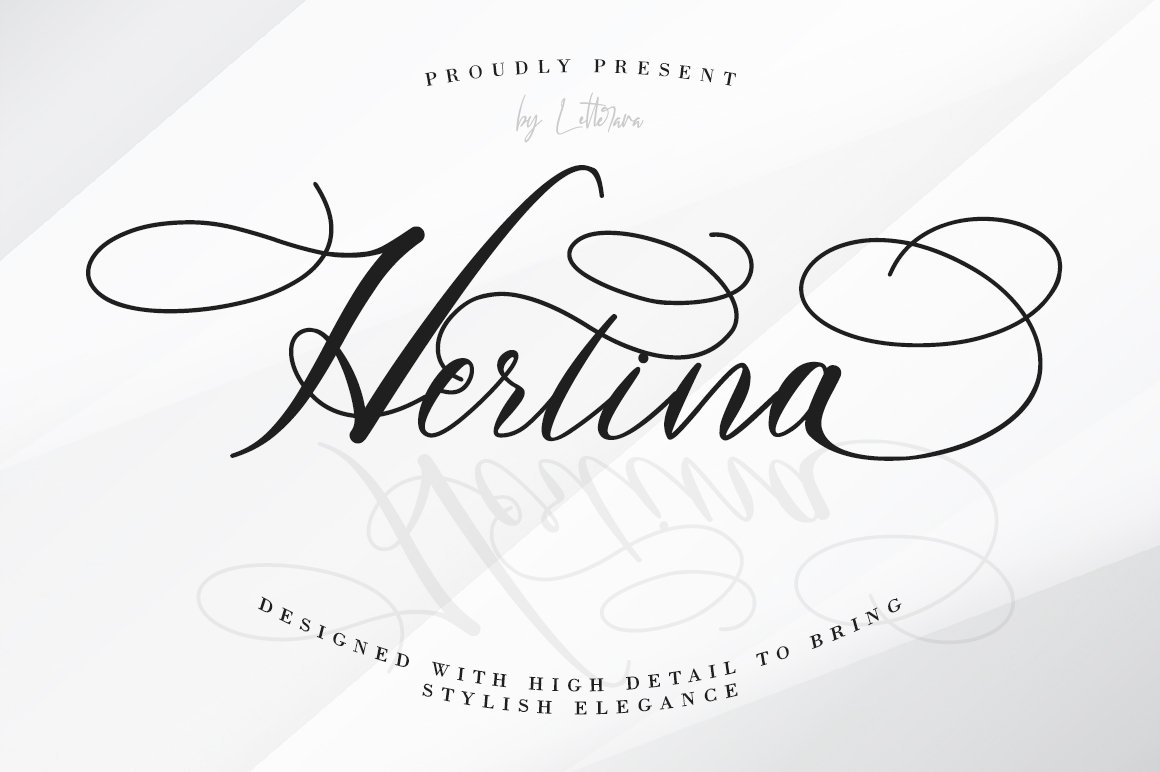Hertina - Modern Script Calligraphy