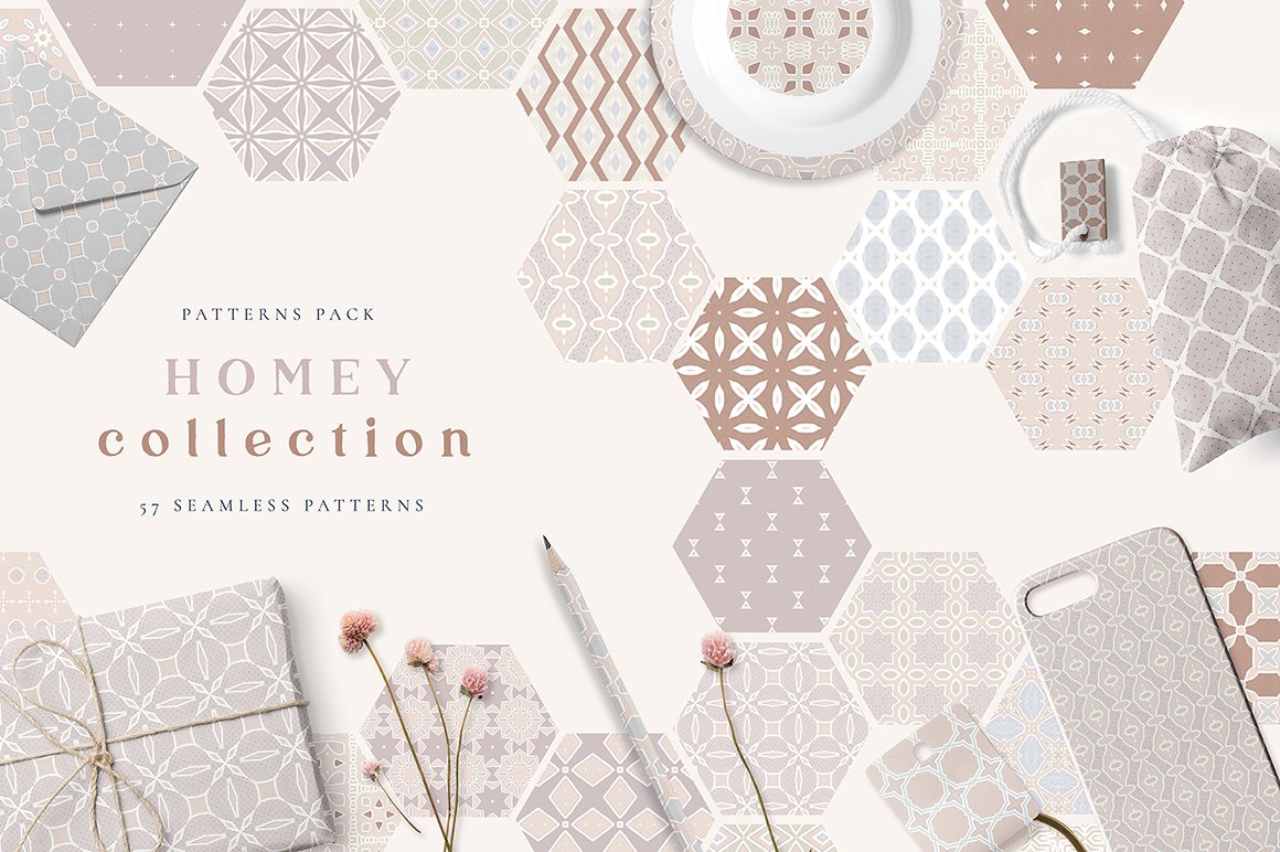 Homey Seamless Patterns Collection