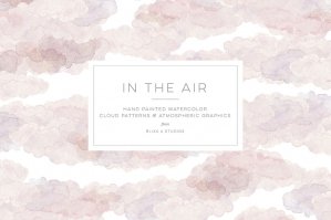 In the Air - Hand Painted Cloud Patterns & Objects