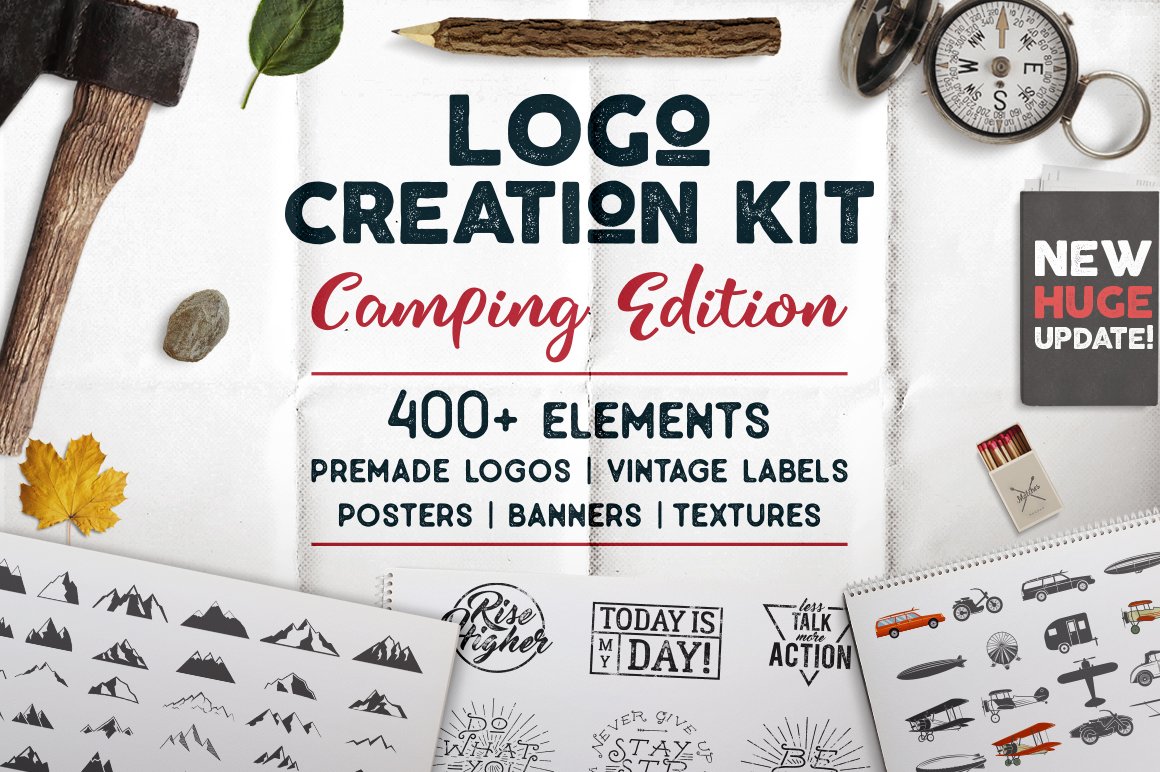 Logo Creation Kit - Camping Edition