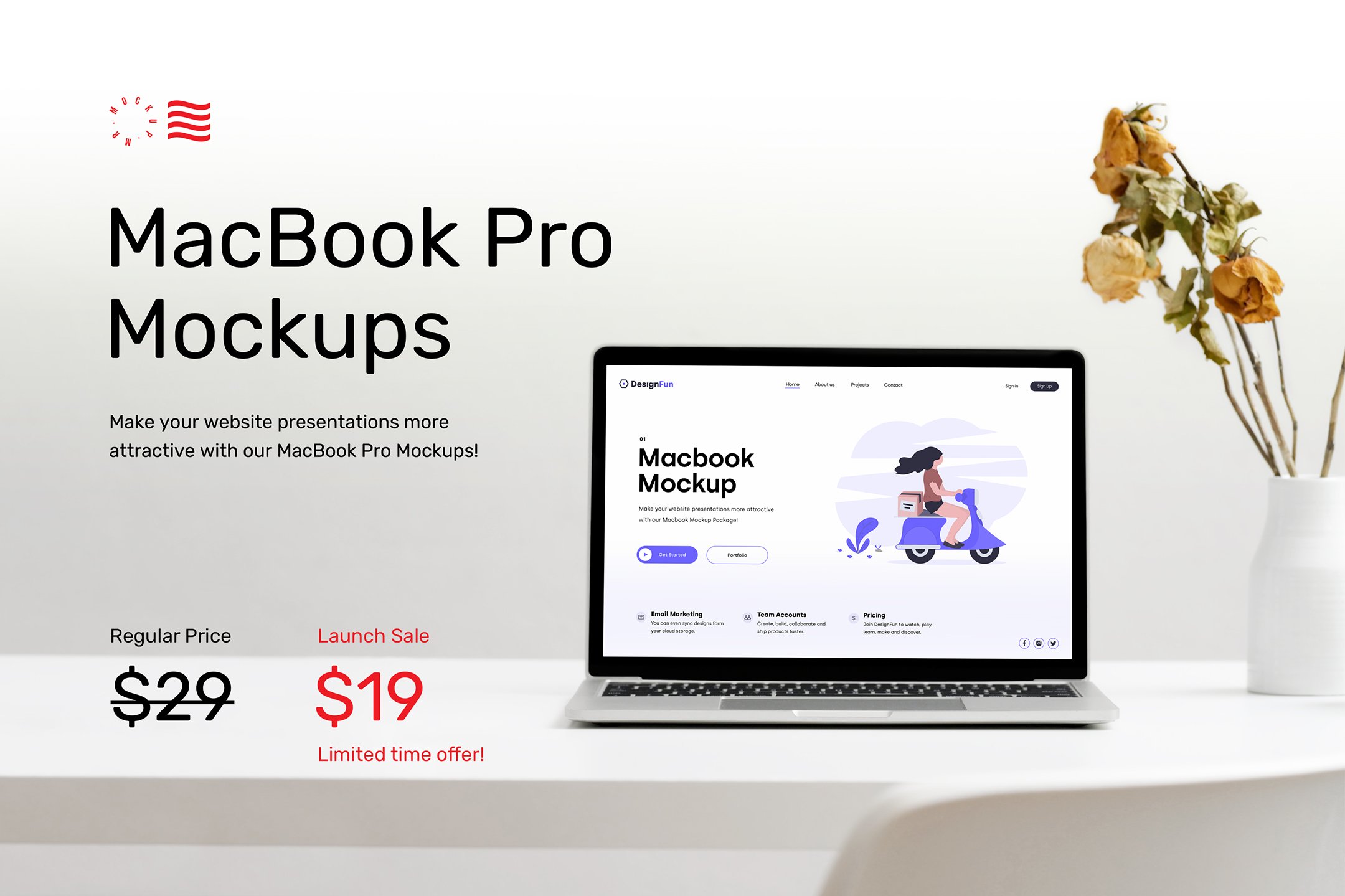 MacBook Mockups - Workspace Mockups