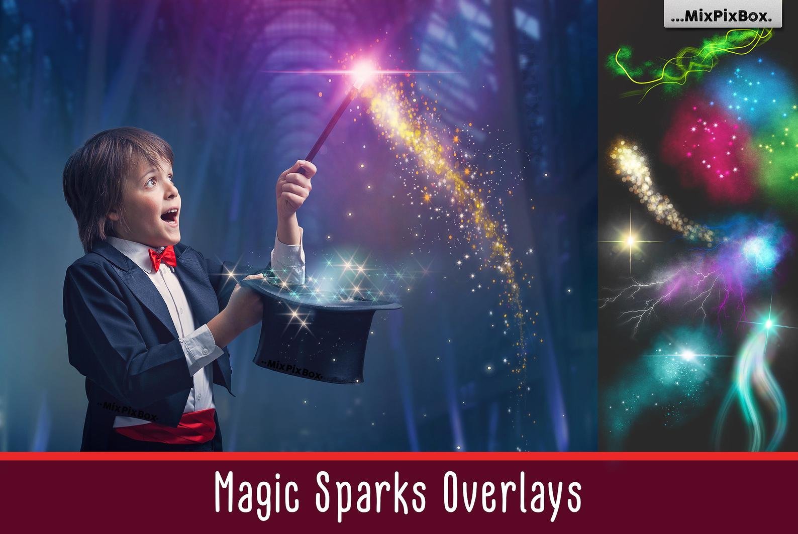 Magic Sparks Overlays