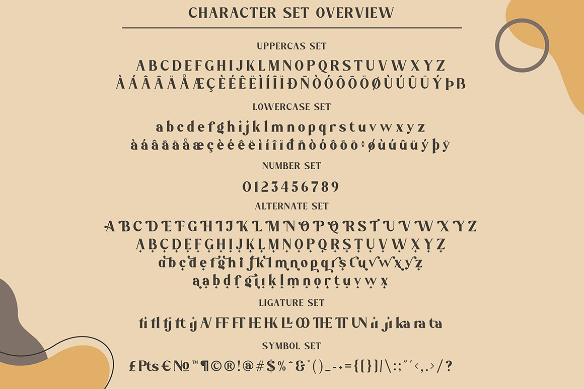 Megatura Elegant Serif Typeface