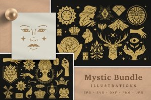 Mystic Illustrations Design Bundle