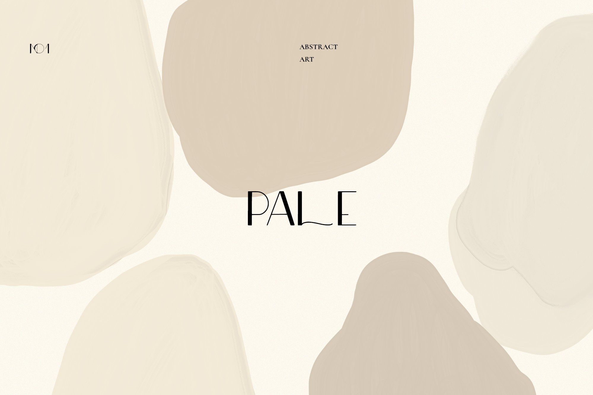 Pale - Modern Neutral Abstract Shapes Collection