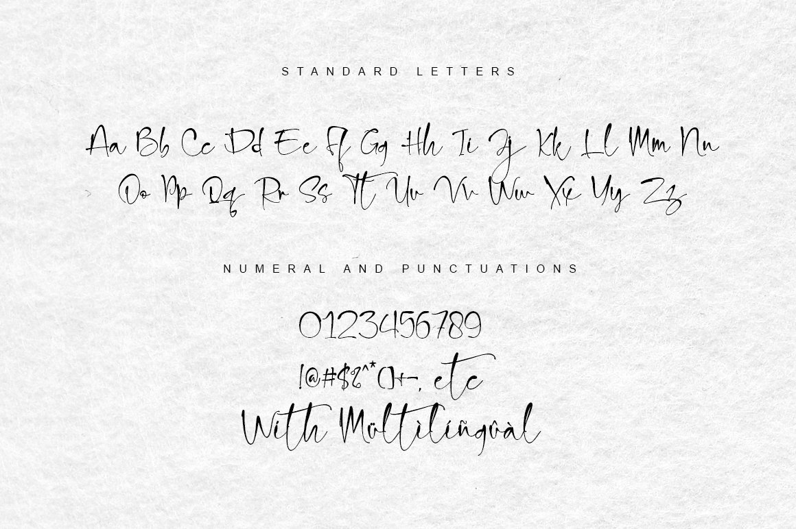 Snowland - Modern Handwritten…