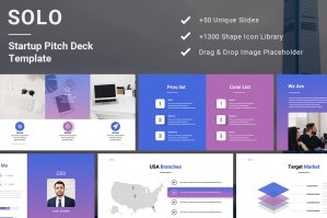 Solo Startup Pitch Deck Googleslide Template