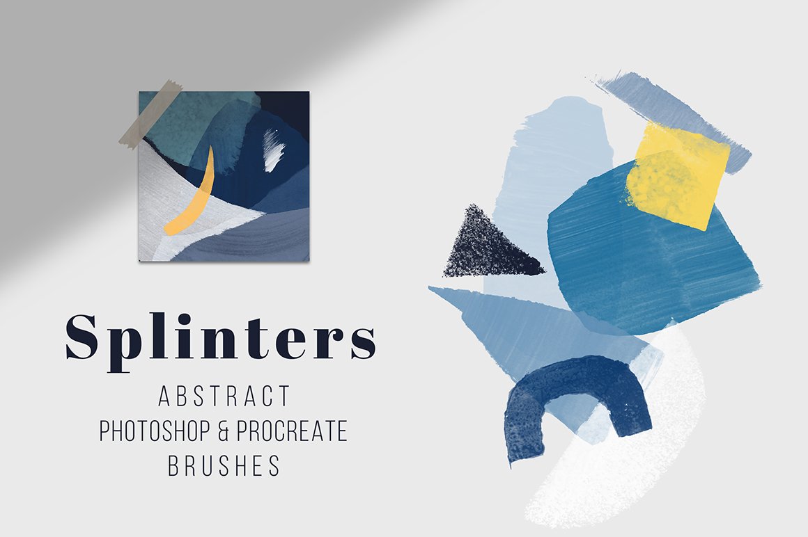 Splinters - Photoshop and Procreate Stamp Brushes