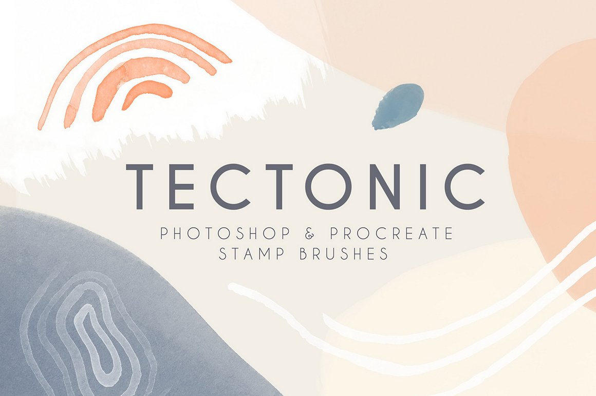 Tectonic - Photoshop and Procreate Brushes