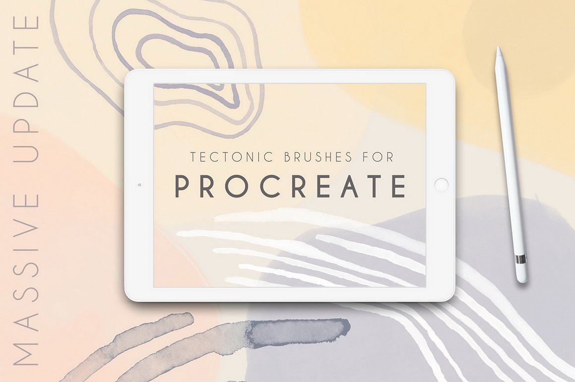 Tectonic - Photoshop and Procreate Brushes