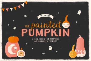 The Painted Pumpkin: Halloween Illustrations