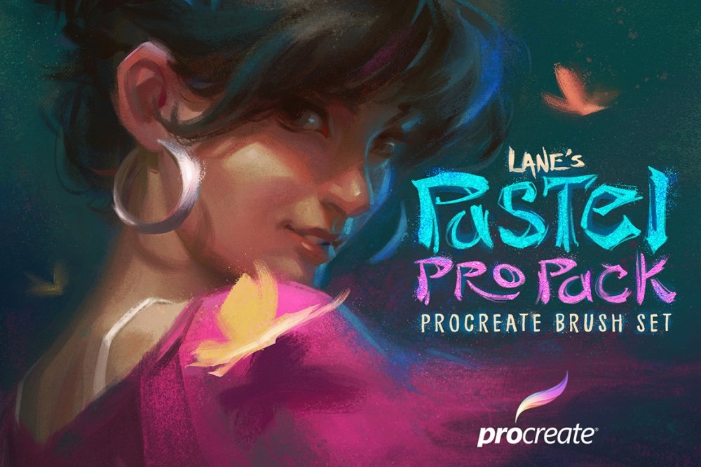 The Pastel Pro Pack: Procreate Brush Set