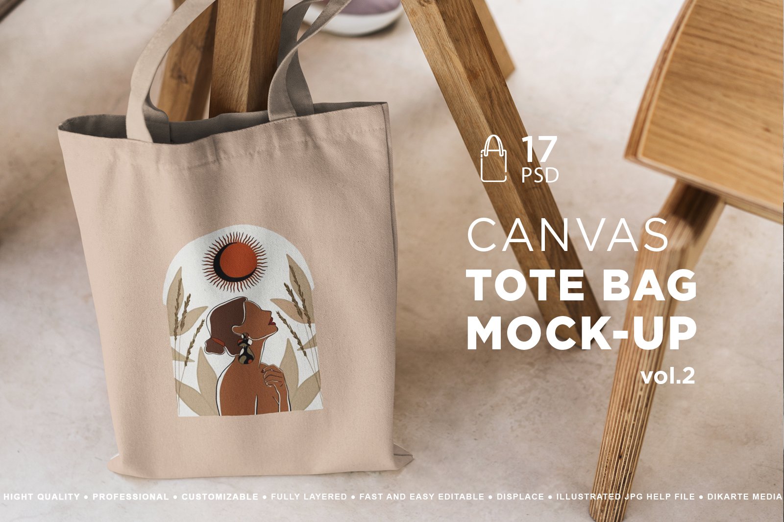Tote Bag Mock-Up Lifestyle Vol.2