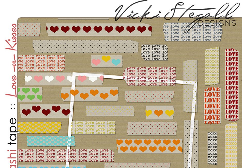 Washi Tape Frames and Notes - Design Cuts