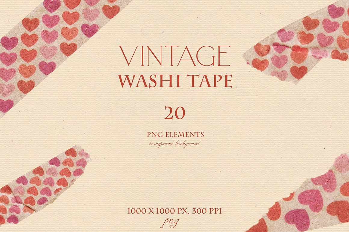 Washi Vintage Tape Collection