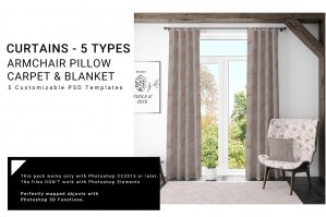 5 Types of Curtains Armchair Pillow & Blanket